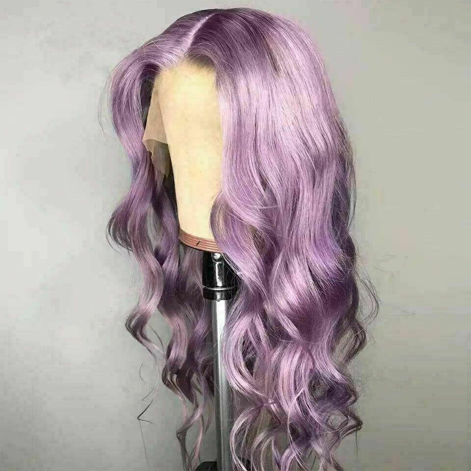 Violet long hair clearance wigs