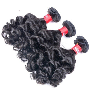 Luxury Funmi Bouncy Curls Spiral Fumni Peruvian Virgin Human Hair Extensions