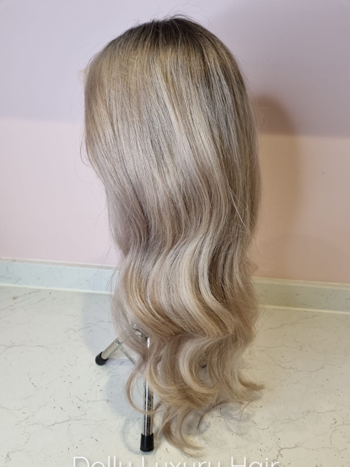 Luxury Cool Ash Blonde Balayage 100 Human Hair Swiss 13x4 Lace