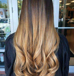 ombre hair tumblr brown to blonde